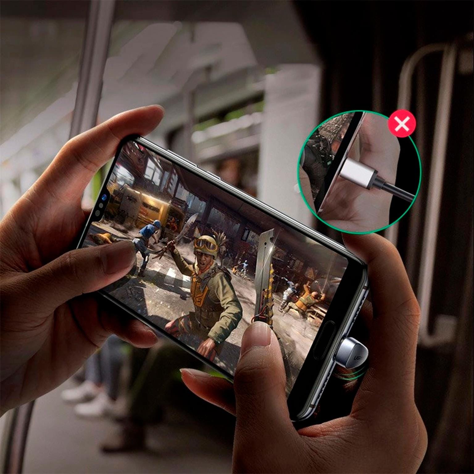 Ugreen Ladekabel – USB-A auf USB-C für Smartphones und anderes, 180 Grad Winkel einseitig, 18W, 1 m – Weiteres Produktbild 6 Ugreen Ladekabel – USB-A auf USB-C für Smartphones und anderes, 180 Grad Winkel einseitig, 18W, 1 m – Weiteres Produktbild 6