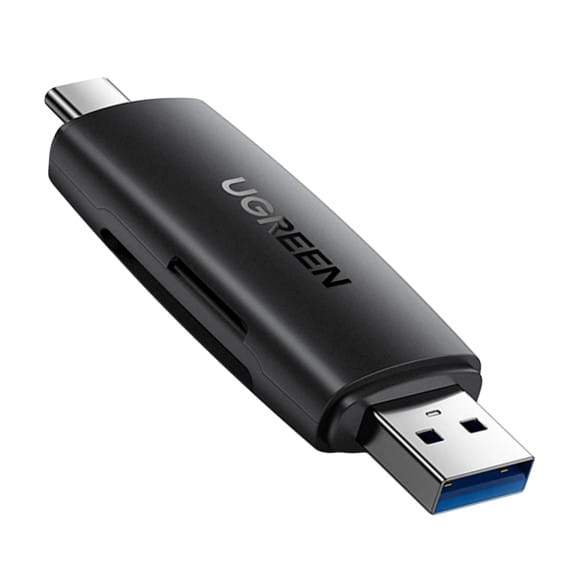 Ugreen USB 3.0 Kartenleser – SD & Micro-SD 2 Slots gleichzeitig – Weiteres Produktbild 1 Ugreen USB 3.0 Kartenleser – SD & Micro-SD 2 Slots gleichzeitig – Weiteres Produktbild 1