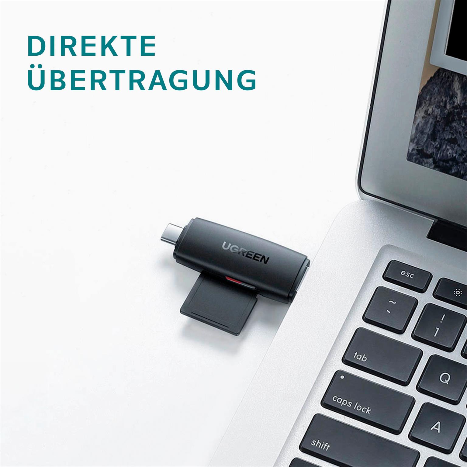 Ugreen SD-/Micro-SD-Kartenleser-Adapter (USB-A / USB-C) – SD-Kartenleser mit USB-C und USB-A Anschluss, Micro-SD – Weiteres Produktbild 1