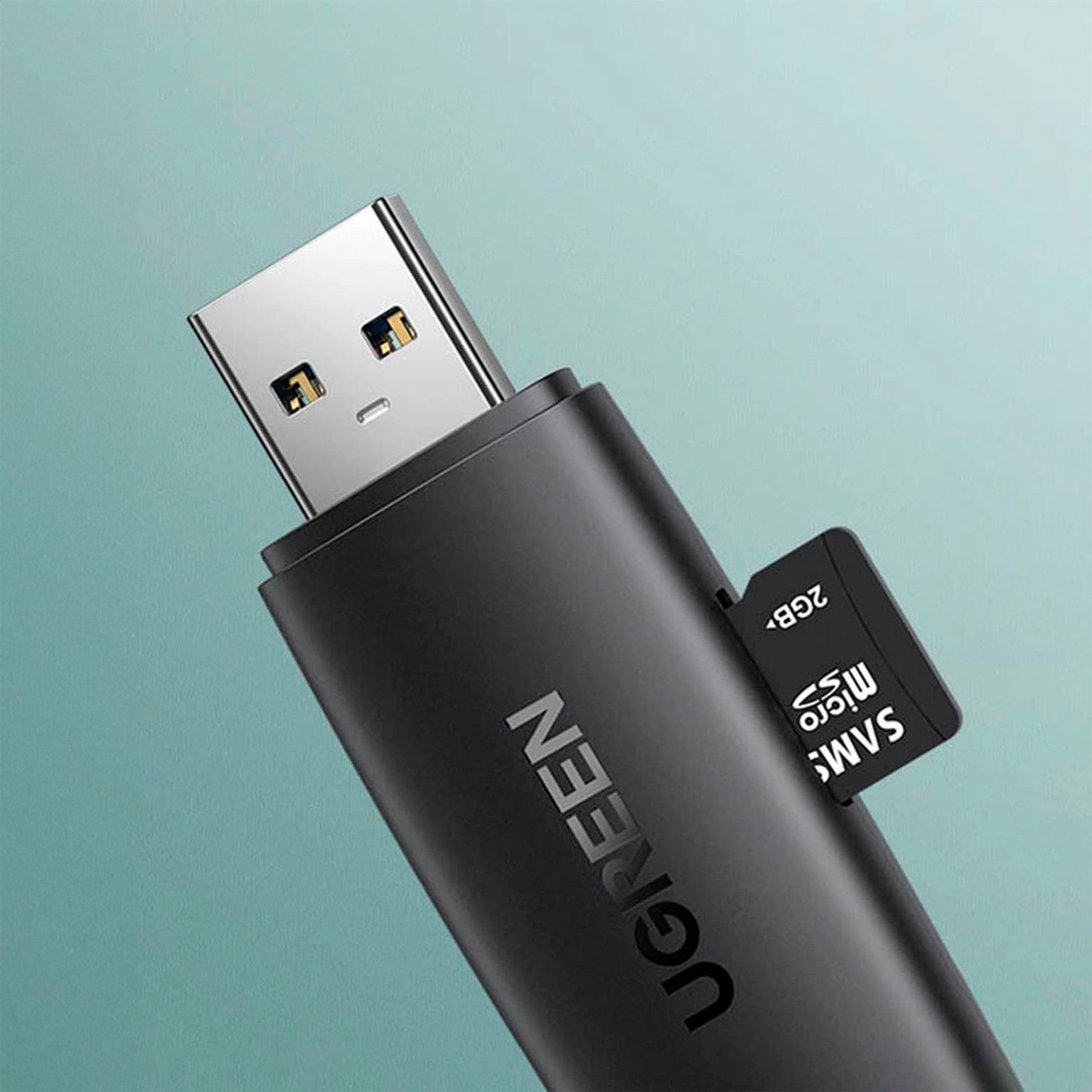 Ugreen SD-/Micro-SD-Kartenleser-Adapter (USB-A / USB-C) – SD-Kartenleser mit USB-C und USB-A Anschluss, Micro-SD – Weiteres Produktbild 2