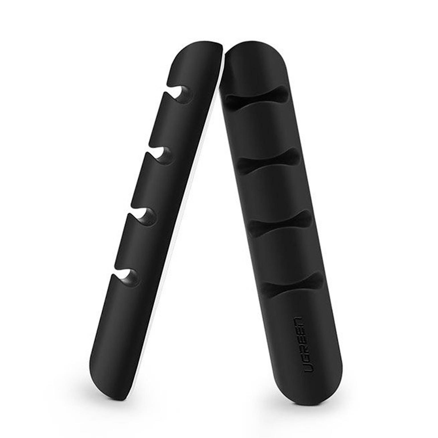 Ugreen Kabelorganisator – Selbstklebender Kabelhalter für Smartphone und andere Geräte, 2er Pack für je 4 Kabel – undefined