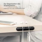 Ugreen Kabelorganisator – Selbstklebender Kabelhalter für Smartphone und andere Geräte, 2er Pack für je 4 Kabel – Weiteres Produktbild 6