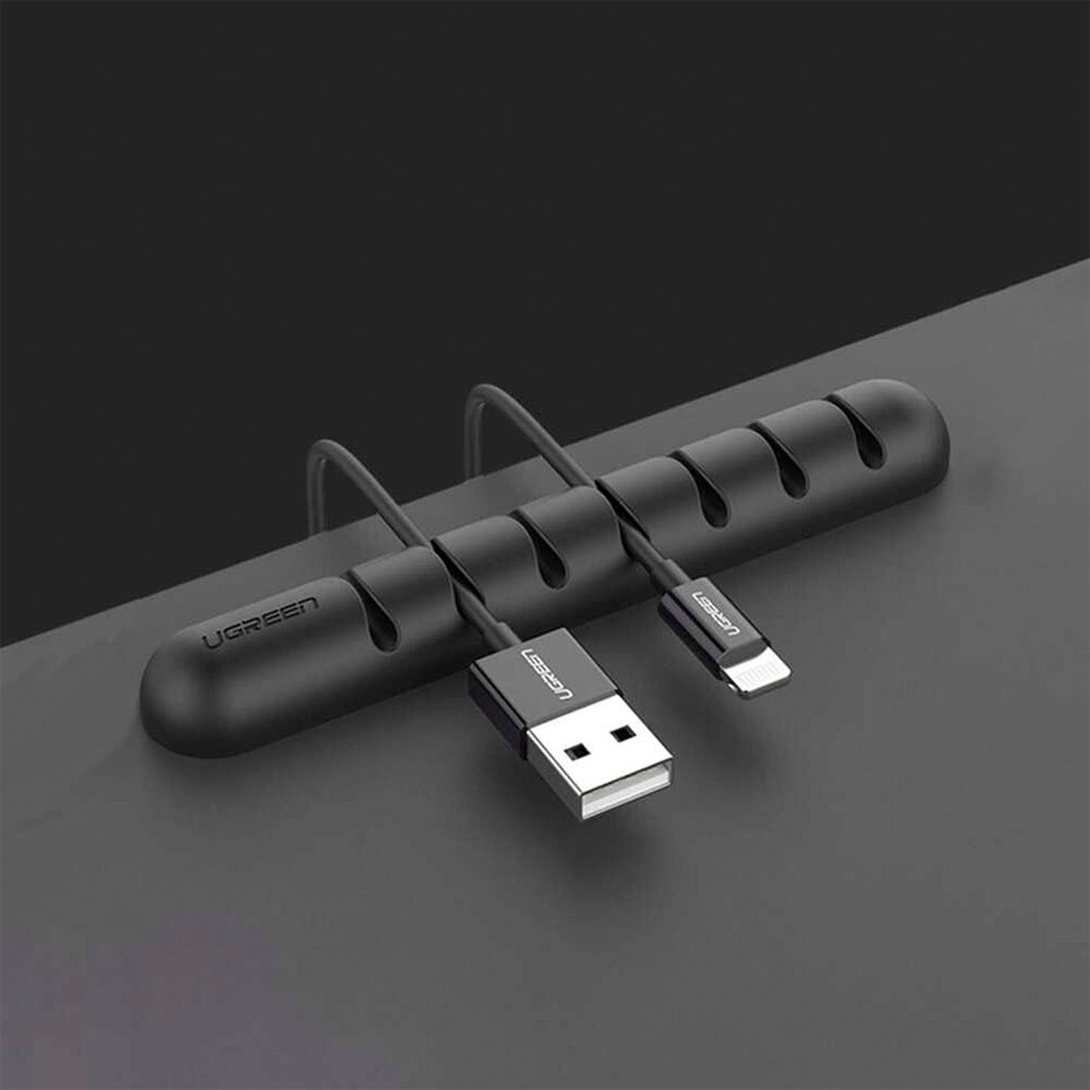 Ugreen Kabelorganisator – Selbstklebender Kabelhalter für Smartphone und andere Geräte, für 7 Kabel – Weiteres Produktbild 3