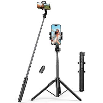 UGREEN Selfie-Stick mit Ständer – Bluetooth Selfie-Stick, Selfie-Stick Stativ für iPhone und Android – Schwarz UGREEN Selfie-Stick mit Ständer – Bluetooth Selfie-Stick, Selfie-Stick Stativ für iPhone und Android – Schwarz