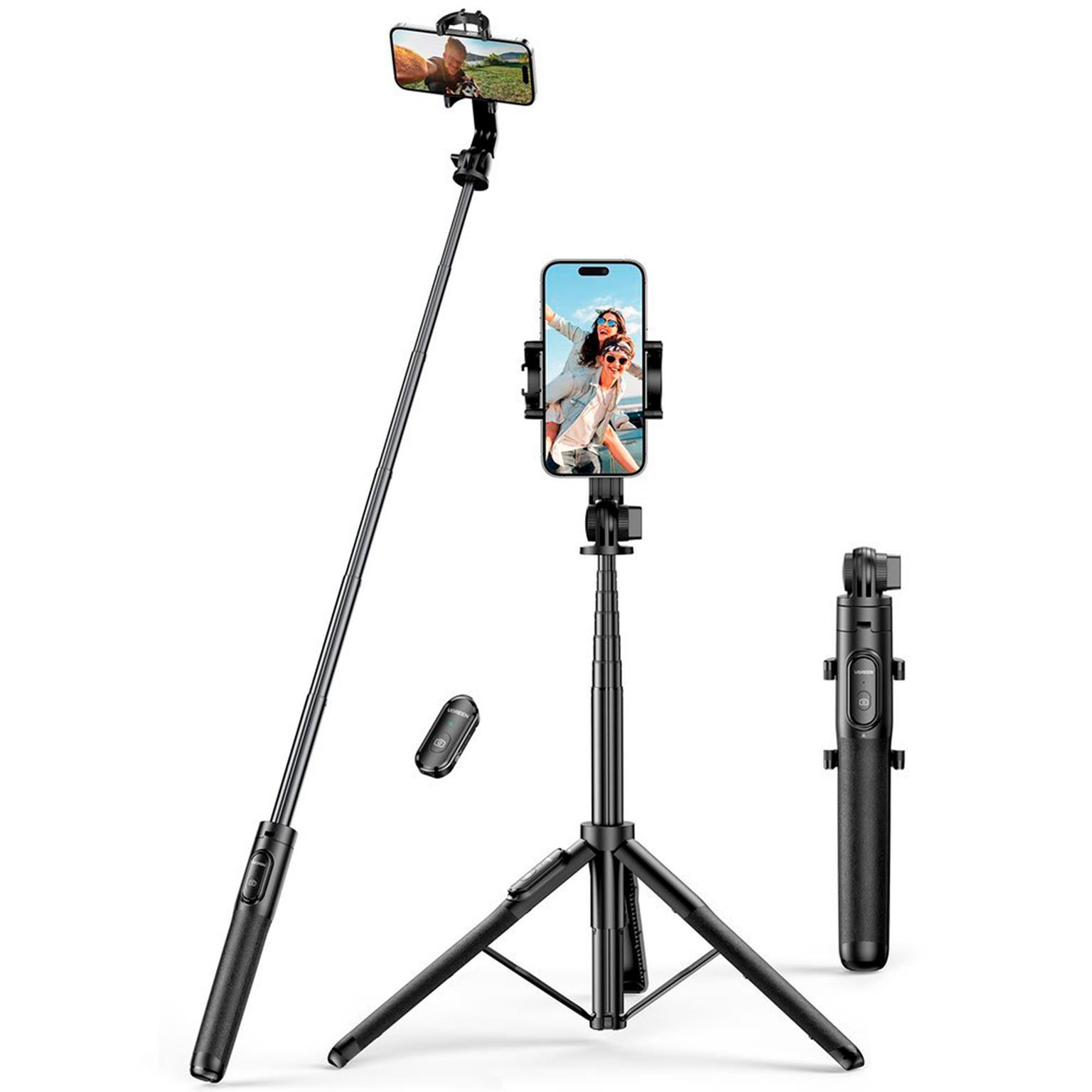 UGREEN Selfie-Stick mit Ständer – Bluetooth Selfie-Stick, Selfie-Stick Stativ für iPhone und Android – undefined