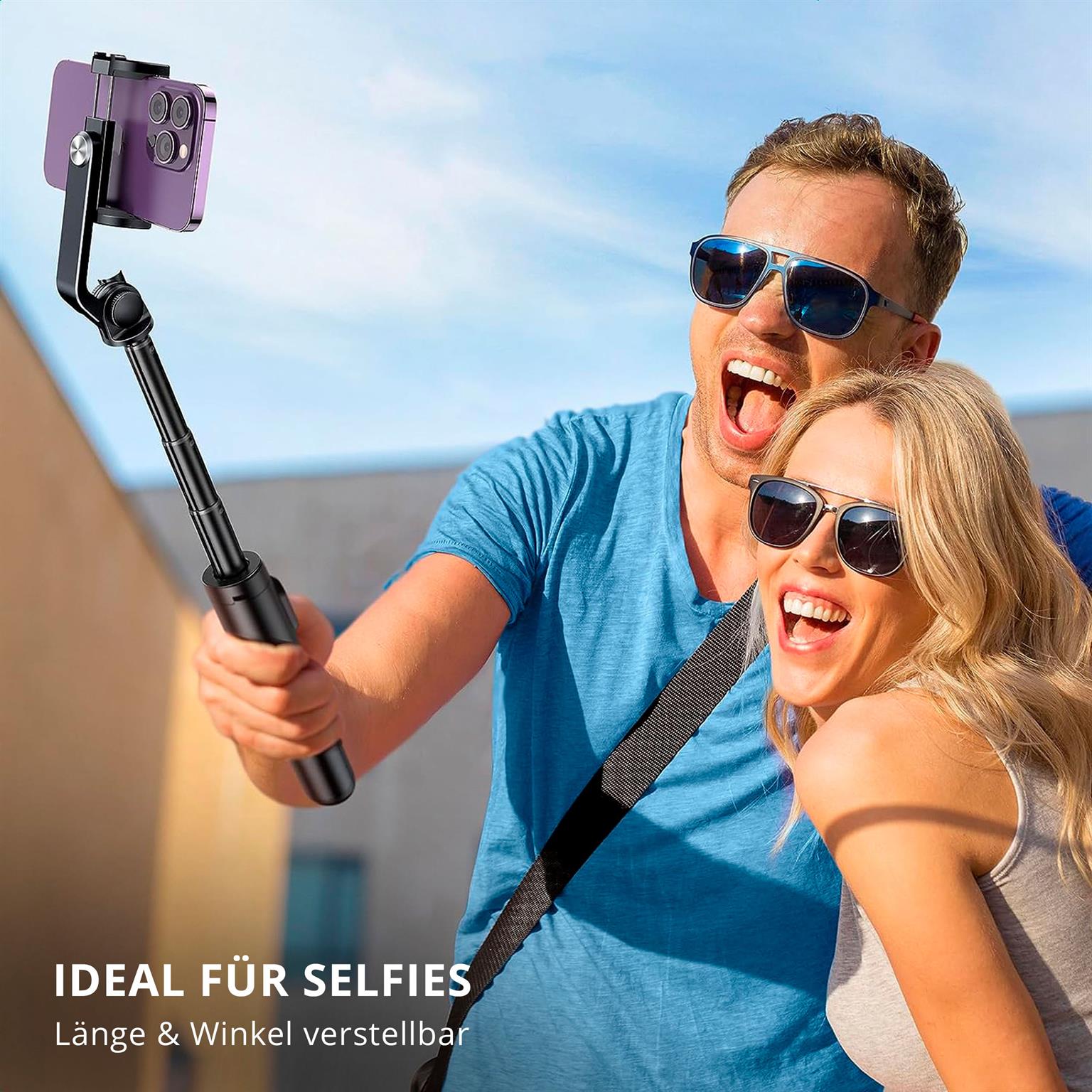 UGREEN Selfie-Stick mit Ständer – Bluetooth Selfie-Stick, Selfie-Stick Stativ für iPhone und Android – Weiteres Produktbild 1