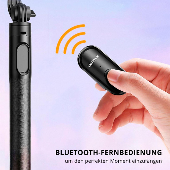 UGREEN Selfie-Stick mit Ständer – Bluetooth Selfie-Stick, Selfie-Stick Stativ für iPhone und Android – Weiteres Produktbild 5