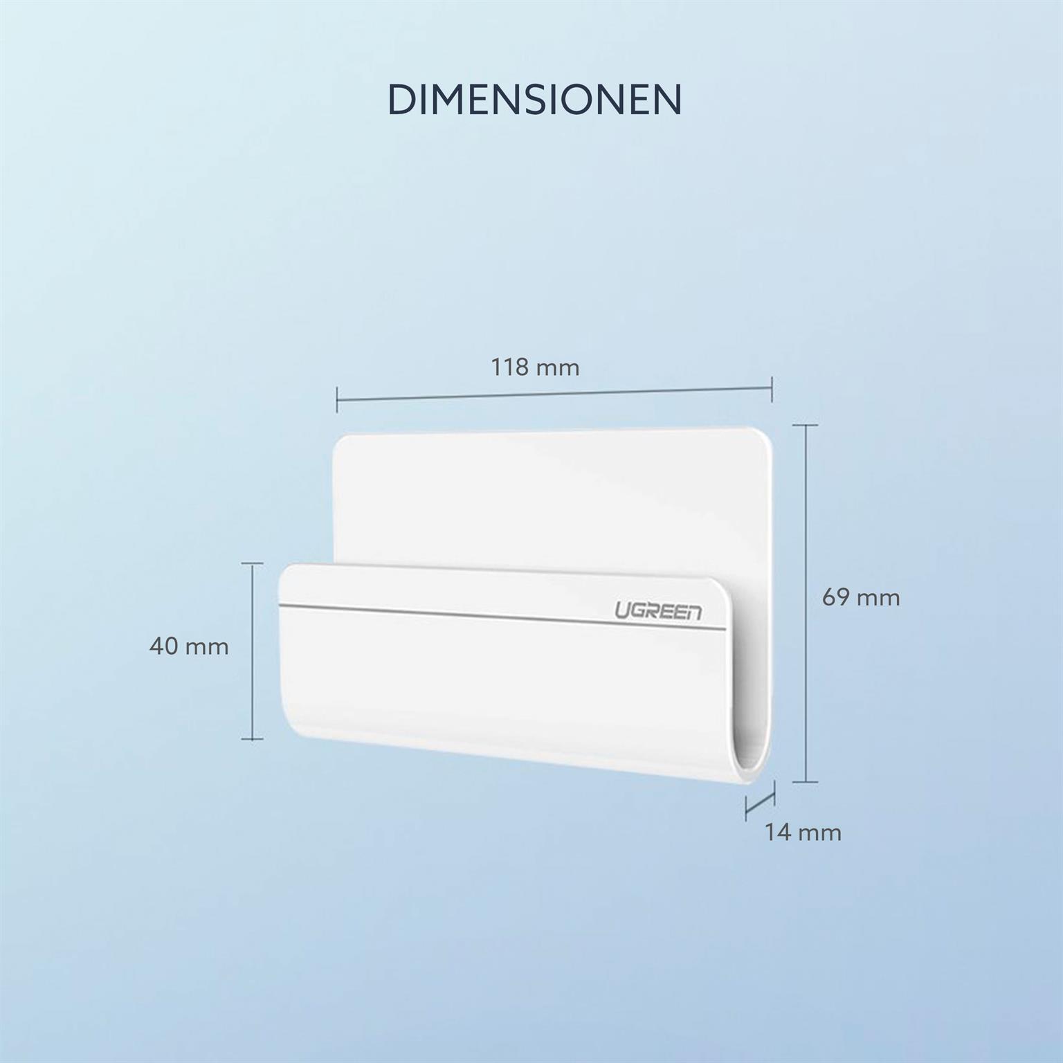 UGREEN Smartphone Wandhalterung – Handy Wandhalterung, Smartphone Wandhalterung ohne Bohren – Weiteres Produktbild 4