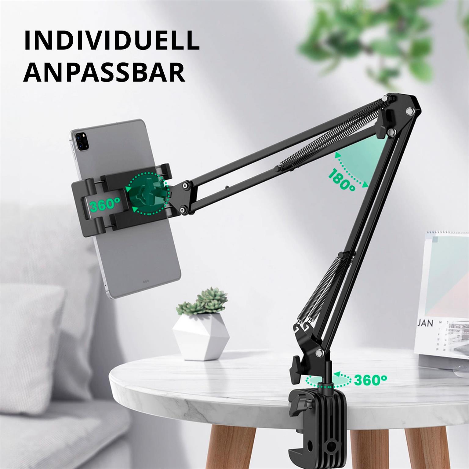 Ugreen Klapparm Halterung – Aluminium-Tischhalterung für Smartphone und Tablet, Stativ Halterung, flexibel – Weiteres Produktbild 2 Ugreen Klapparm Halterung – Aluminium-Tischhalterung für Smartphone und Tablet, Stativ Halterung, flexibel – Weiteres Produktbild 2