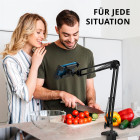 Ugreen Klapparm Halterung – Aluminium-Tischhalterung für Smartphone und Tablet, Stativ Halterung, flexibel – Weiteres Produktbild 3