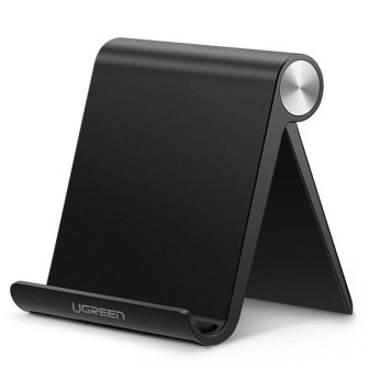 Ugreen Tablet und Smartphone Halter – Universeller, Klappbarer und flexibler Handy und Tablet Ständer – Schwarz