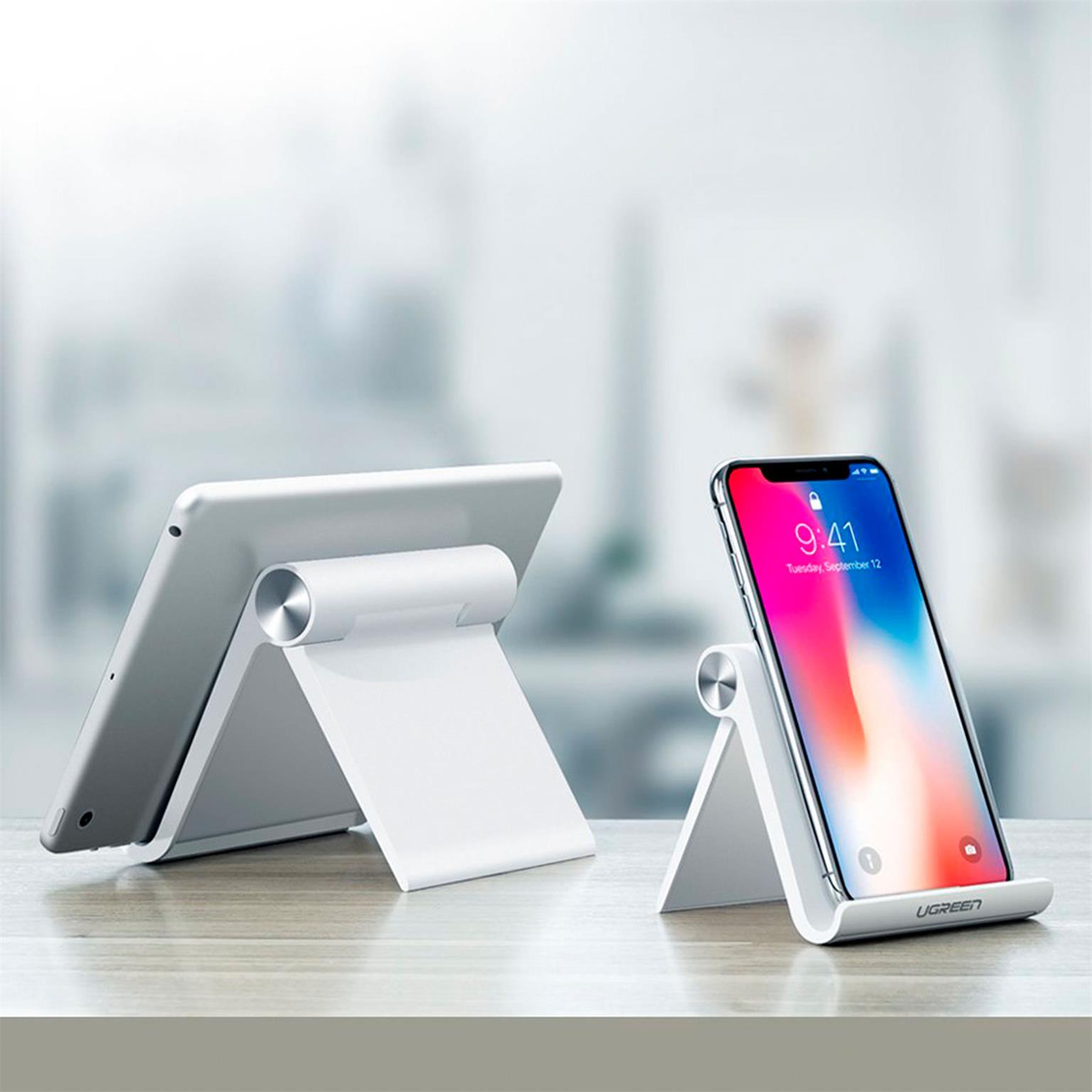 Ugreen Tablet und Smartphone Halter – Universeller, Klappbarer und flexibler Handy und Tablet Ständer – Weiteres Produktbild 1