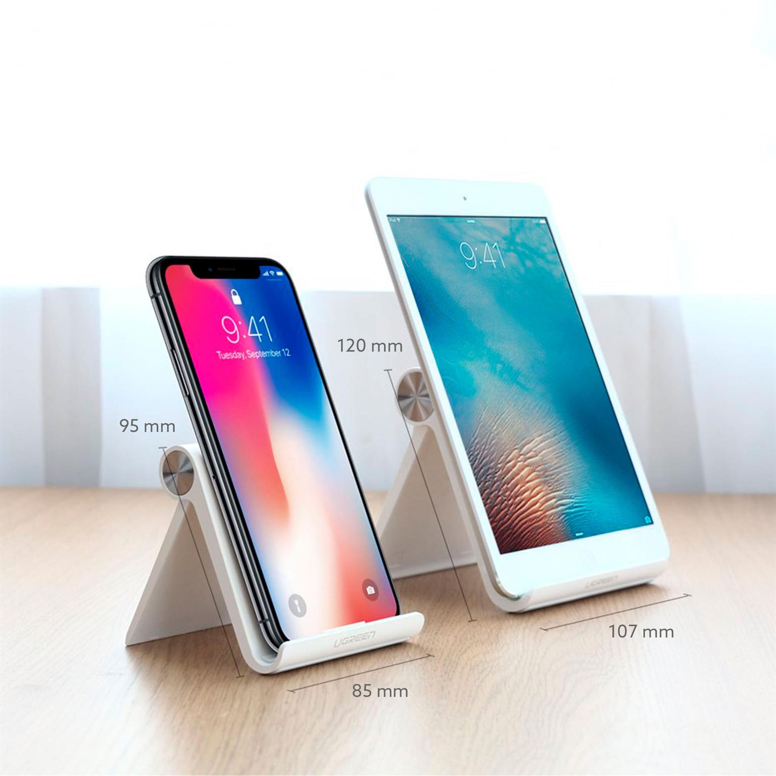 Ugreen Tablet und Smartphone Halter – Universeller, Klappbarer und flexibler Handy und Tablet Ständer – Weiteres Produktbild 8