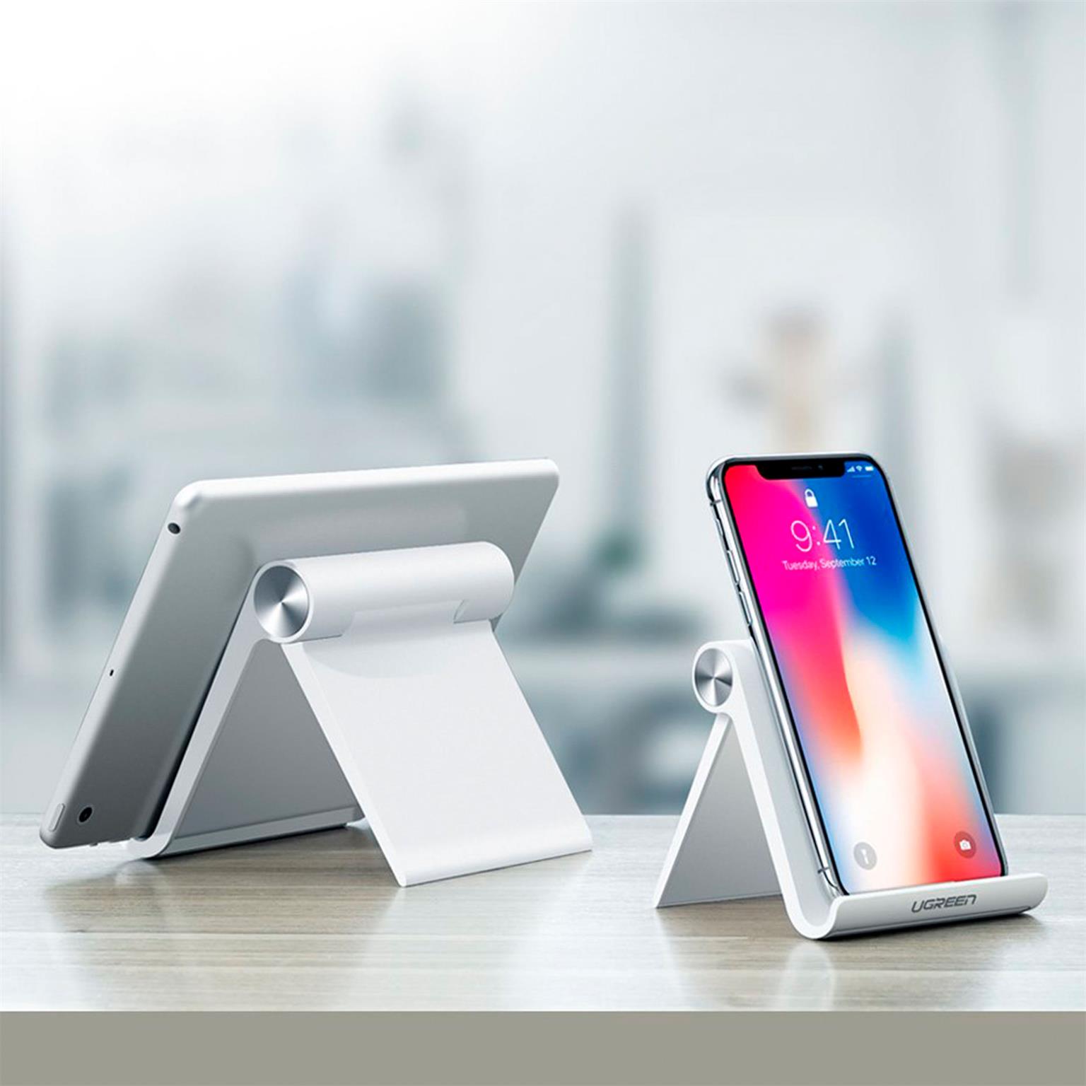 Ugreen Tablet und Smartphone Halter – Universeller, Klappbarer und flexibler Handy und Tablet Ständer – Weiteres Produktbild 1