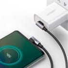 Ugreen Ladekabel – USB-C auf USB-C für Smartphones und anderes, 90 Grad Winkel beidseitig, 60W, 2 m – Weiteres Produktbild 2