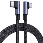 Ugreen Ladekabel – USB-C auf USB-C für Smartphones und anderes, 90 Grad Winkel beidseitig, 100W, 2 m – Weiteres Produktbild 1