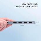 Ugreen USB-Hub – 4x USB-A 3.2 Ports, für Tablets und andere Geräte, Micro-USB Stromanschluss, USB-C Stecker – Weiteres Produktbild 6