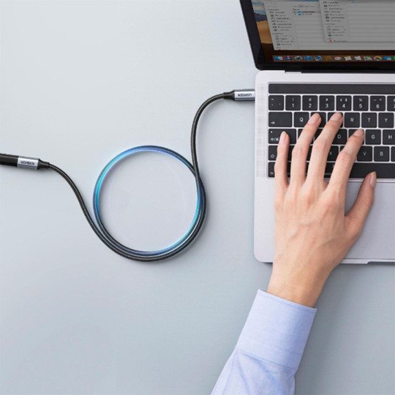 Ugreen US372 USB-C Verlängerungskabel – USB 3.1 Typ-C, 10 Gb/s, 1m Schnelllade- und Datenkabel – Weiteres Produktbild 2
