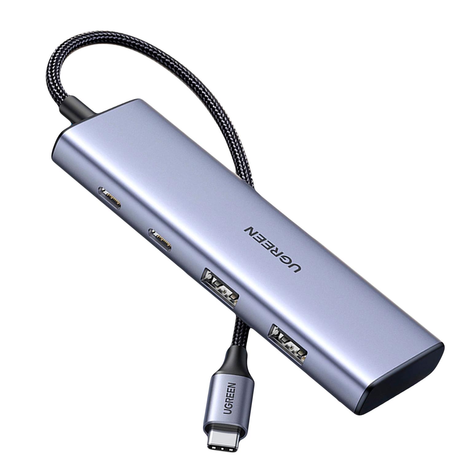 Ugreen Multifunktions-USB-Hub – USB-C für Smartphones und andere Geräte, 2x USB-C und 2x USB-A – undefined