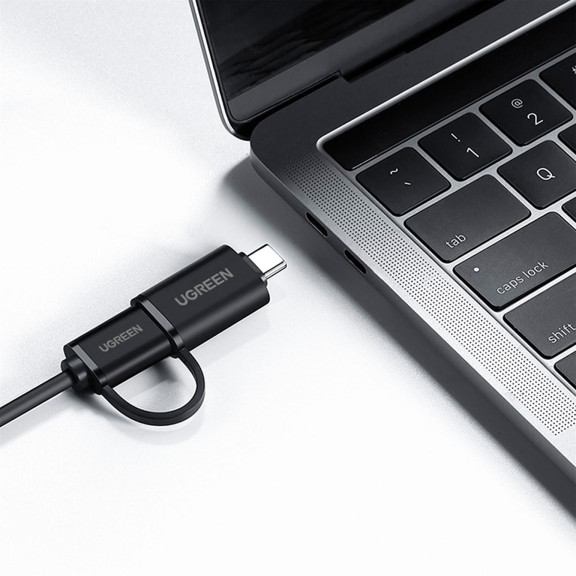 Ugreen USB-Hub CR113 – USB-C und USB-A auf 4x USB-A 3.0, 1 Meter Kabel, Hochgeschwindigkeits-Verbindung – Weiteres Produktbild 4