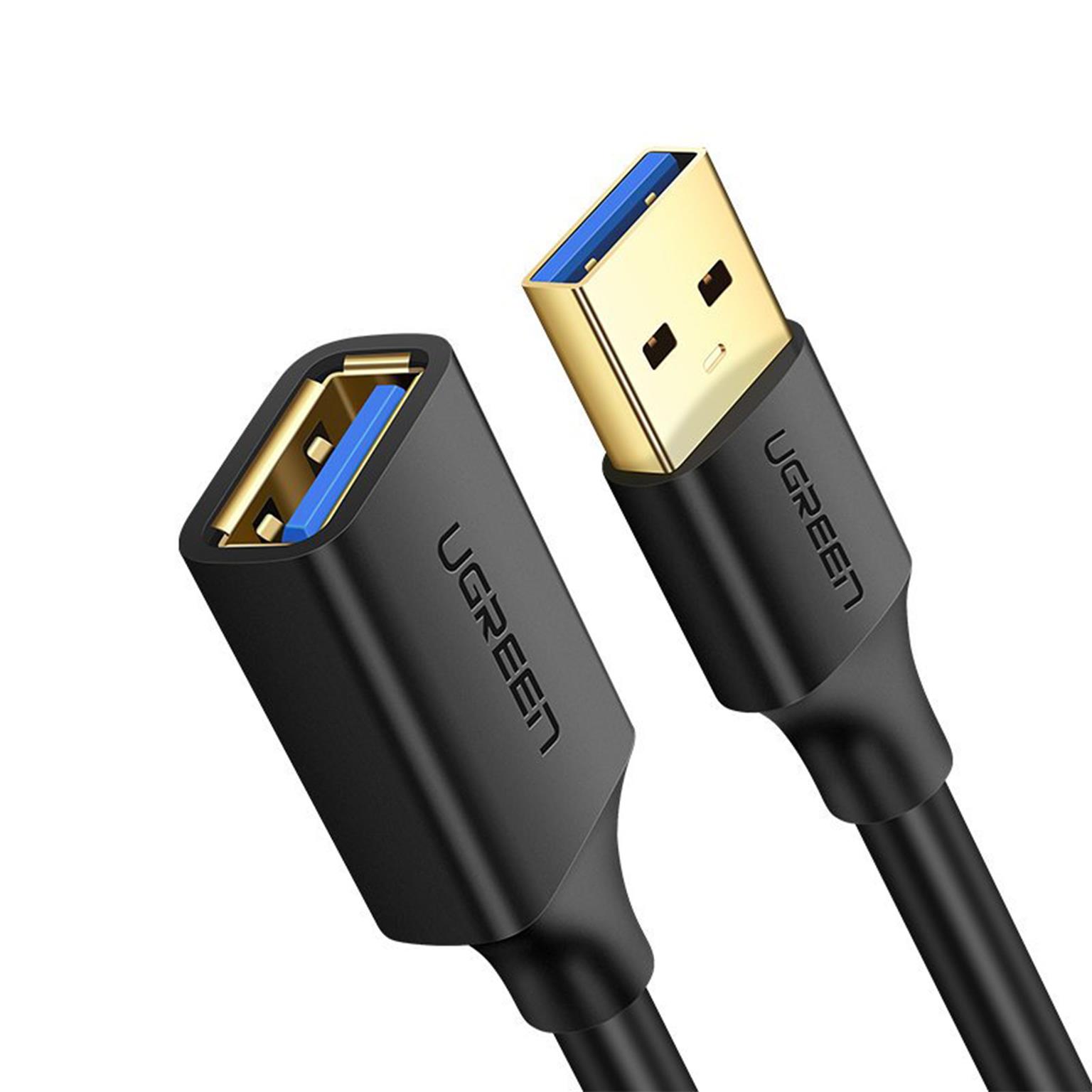 Ugreen Verlängerungskabel – USB-A (w.) auf USB-A (m.) für Smartphones und andere Geräte, 5Gb/s, Länge 1,5 m – undefined