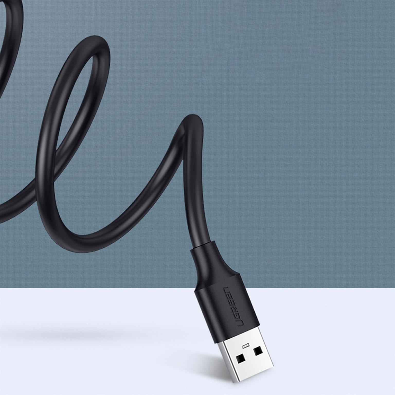 Ugreen Verlängerungskabel – USB-A (w.) auf USB-A (m.) für Smartphones und andere Geräte, 480 Mb/s, Länge 0,5 m – Weiteres Produktbild 5