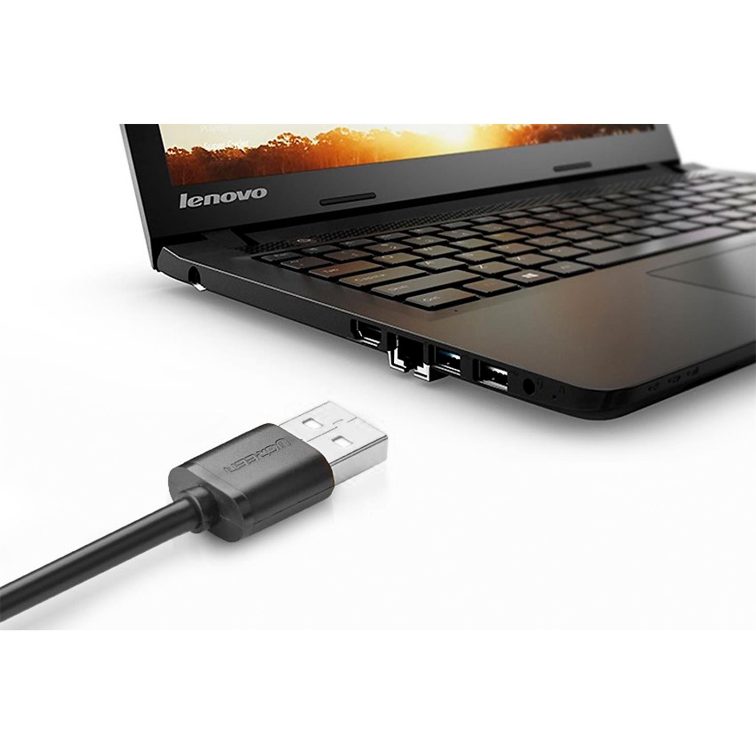 Ugreen Verlängerungskabel – USB-A (w.) auf USB-A (m.) für Smartphones und andere Geräte, 480 Mb/s, Länge 1 m – Weiteres Produktbild 1