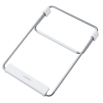 Ugreen Verstellbarer Laptop-Ständer – Höhenverstellbare Laptophalterung für Home-Office und Büro – Silber / Weiß Ugreen Verstellbarer Laptop-Ständer – Höhenverstellbare Laptophalterung für Home-Office und Büro – Silber / Weiß