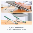 Ugreen Verstellbarer Laptop-Ständer – Faltbarer Aluminiumständer, höhenverstellbarer Laptopständer für unterwegs – Weiteres Produktbild 8