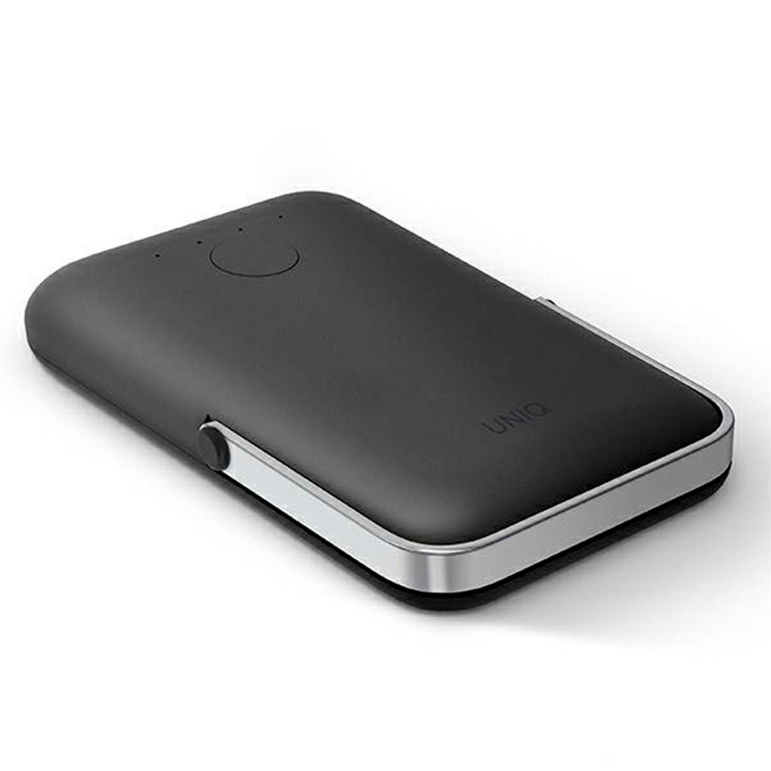 Uniq Hoveo Wireless Powerbank – Schnelllade Powerbank mit 5000mAh, USB-C Powerbank, Magnetische Powerbank – undefined
