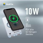 VARTA Powerbank – 2x USB-A + 1x USB-C bidirektional für Smartphones und andere Geräte, mit Qi-Charging, 10000 mAh – Weiteres Produktbild 7