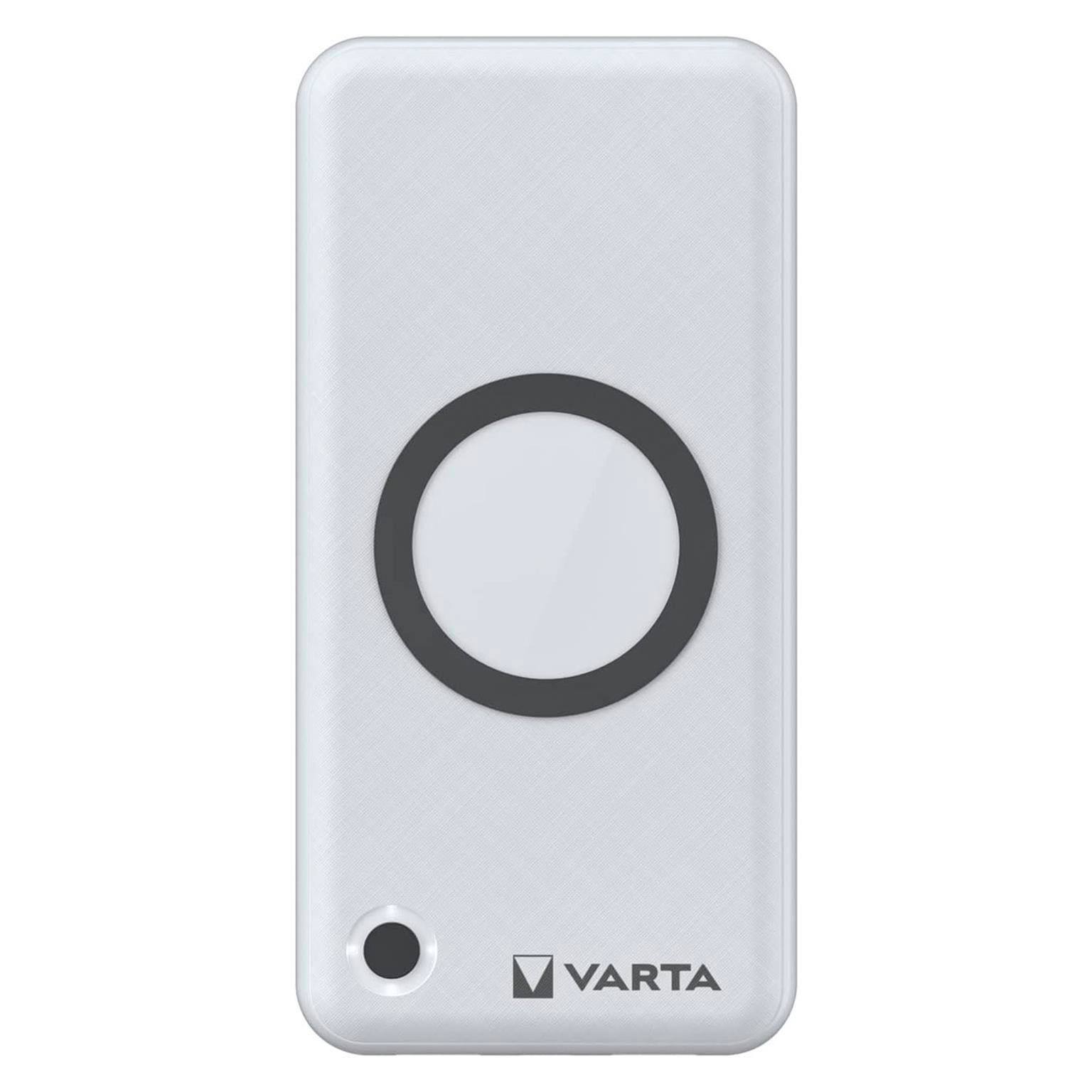 VARTA Powerbank – 2x USB-A + 1x USB-C bidirektional für Smartphones und andere Geräte, mit Qi-Charging, 20000 mAh – undefined