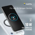 VARTA Powerbank – 2x USB-A + 1x USB-C bidirektional für Smartphones und andere Geräte, mit Qi-Charging, 20000 mAh – Weiteres Produktbild 7