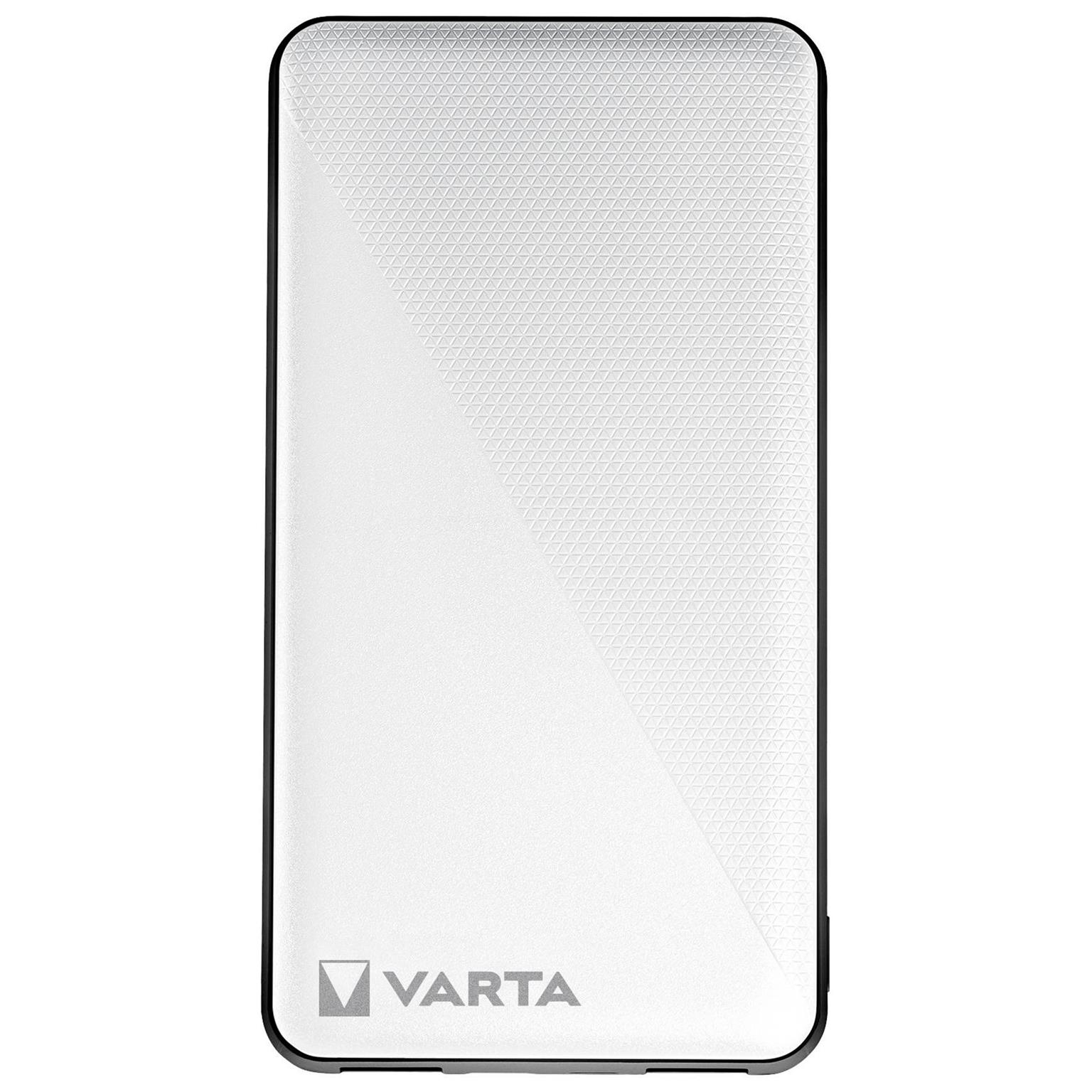 VARTA Powerbank – 2x USB-A + 1x USB-C bidirektional für Smartphones und andere Geräte – Energy Serie, 10000 mAh – undefined