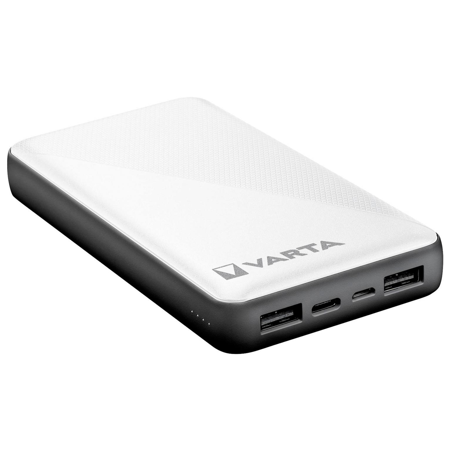 VARTA Powerbank – 2x USB-A + 1x USB-C bidirektional für Smartphones und andere Geräte – Energy Serie, 15000 mAh – Weiteres Produktbild 2