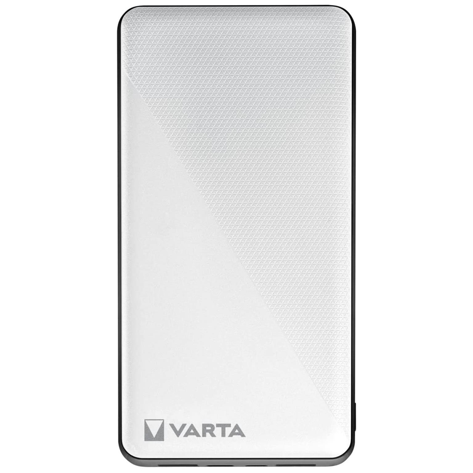 VARTA Powerbank – 2x USB-A + 1x USB-C bidirektional für Smartphones und andere Geräte – Energy Serie, 20000 mAh – undefined
