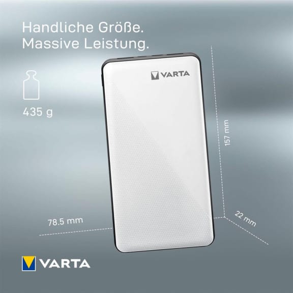 VARTA Powerbank – 2x USB-A + 1x USB-C bidirektional für Smartphones und andere Geräte – Energy Serie, 20000 mAh – Weiteres Produktbild 5 VARTA Powerbank – 2x USB-A + 1x USB-C bidirektional für Smartphones und andere Geräte – Energy Serie, 20000 mAh – Weiteres Produktbild 5