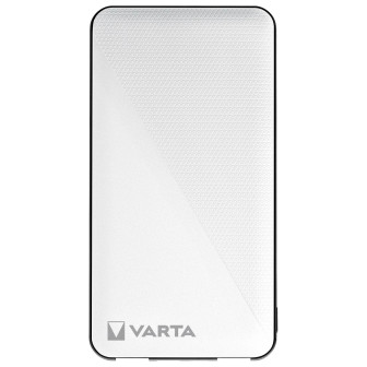 VARTA Powerbank – 2x USB-A + 1x USB-C bidirektional für Smartphones und andere Geräte – Energy Serie, 5000 mAh – Weiß