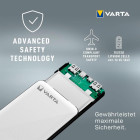 VARTA Powerbank – 2x USB-A + 1x USB-C bidirektional für Smartphones und andere Geräte – Energy Serie, 5000 mAh – Weiteres Produktbild 7