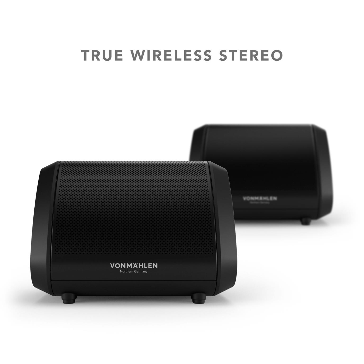 Vonmählen Air Beats Mini – Kabelloser Lautsprecher wasserdicht mit langer Akkulaufzeit und kraftvollem Sound – Weiteres Produktbild 2