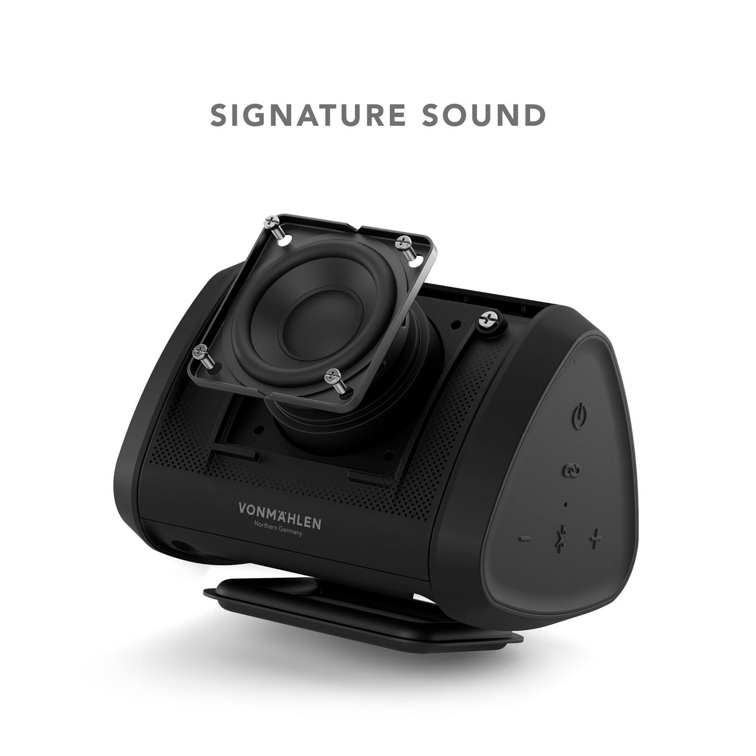 Vonmählen Air Beats Mini – Kabelloser Lautsprecher wasserdicht mit langer Akkulaufzeit und kraftvollem Sound – Weiteres Produktbild 3