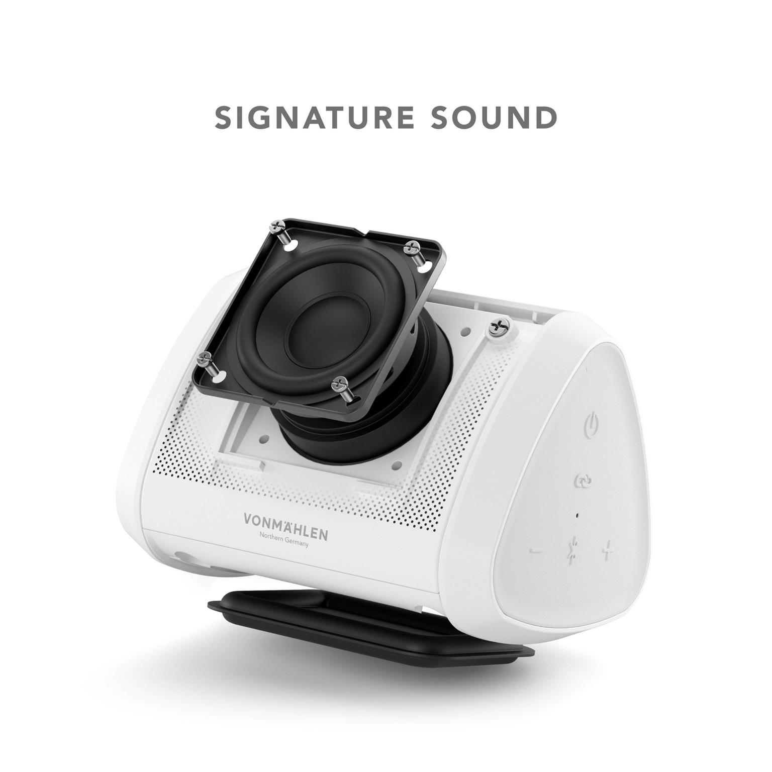 Vonmählen Air Beats Mini – Kabelloser Lautsprecher wasserdicht mit langer Akkulaufzeit und kraftvollem Sound – Weiteres Produktbild 3