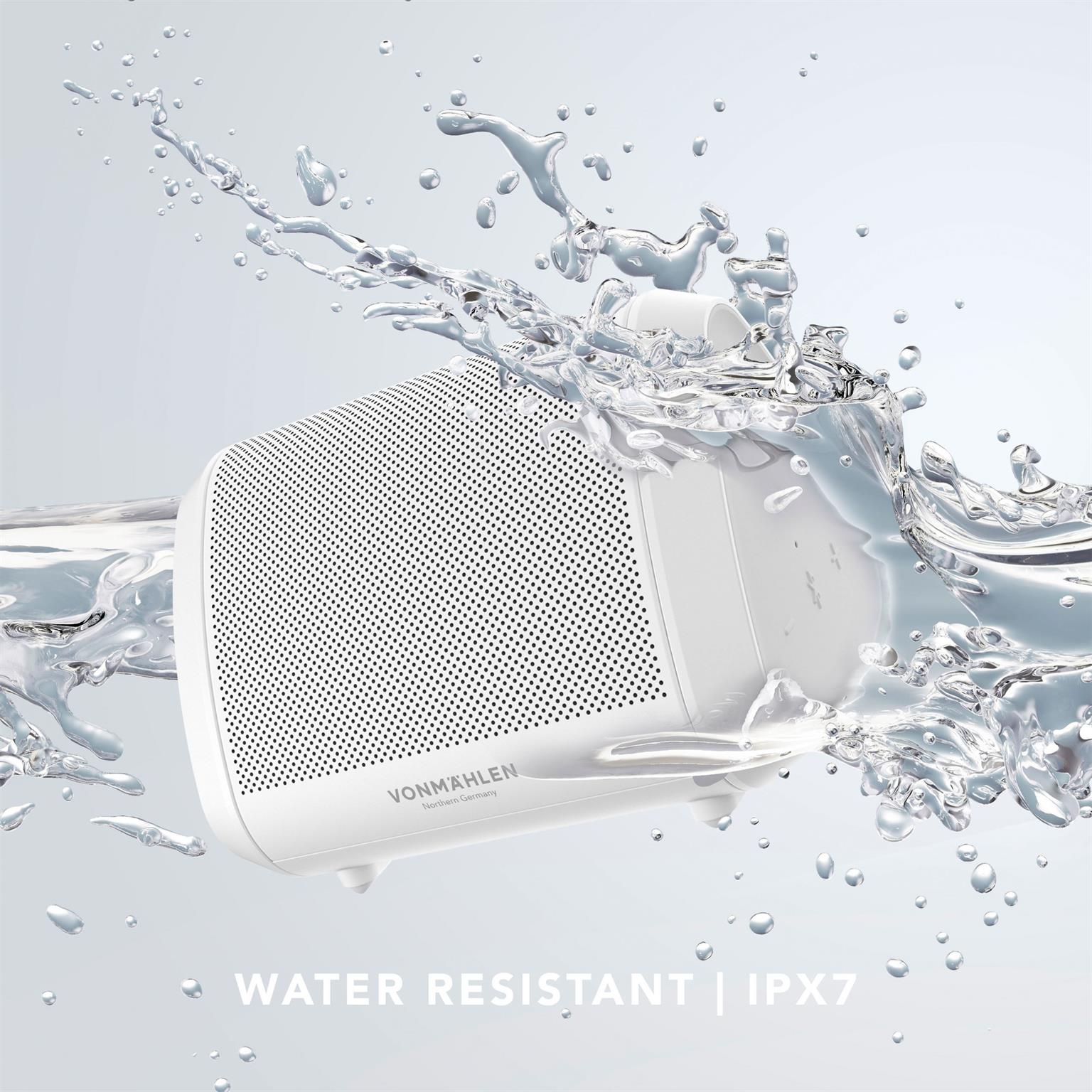 Vonmählen Air Beats Mini – Kabelloser Lautsprecher wasserdicht mit langer Akkulaufzeit und kraftvollem Sound – Weiteres Produktbild 4