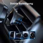 Wozinsky GRAVITY CAR MOUNT – Auto Handyhalter für Lüftungsgitter mit drehbarem Gelenk Schwerkraft Mechanik – Weiteres Produktbild 3