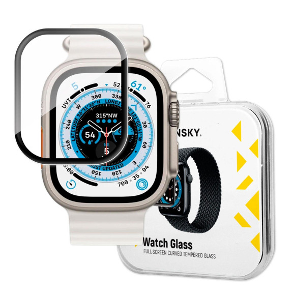 Wozinsky Full Glue Glas – Smartwatch Schutzglas für Apple Watch Ultra 1/2/3 (49mm), Kratzschutz – Weiteres Produktbild 1