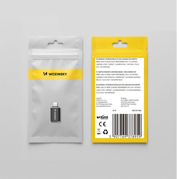 Wozinsky Lightning auf USB A OTG Adapter – Smartphone Adapter für USB Geräte und einfache Datenübertragung – Weiteres Produktbild 9