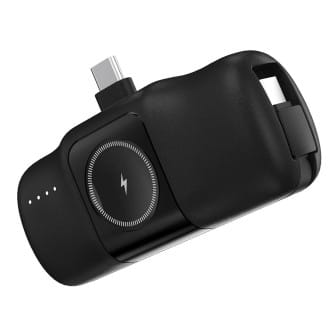 Wozinsky Mini Powerbank 5000 mAh – kompakte Powerbank mit USB-C Kabel, 15W Ladeleistung, Lightning Anschluss – Schwarz Wozinsky Mini Powerbank 5000 mAh – kompakte Powerbank mit USB-C Kabel, 15W Ladeleistung, Lightning Anschluss – Schwarz