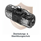 Wozinsky Mini Powerbank 5000 mAh – kompakte Powerbank mit USB-C Kabel, 15W Ladeleistung, Lightning Anschluss – Produktbild 8