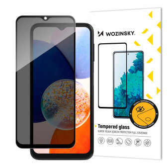 Wozinsky Privacy Glass Samsung Galaxy A14 (4G) & A14 5G Panzerglas Sichtschutz – Schwarz