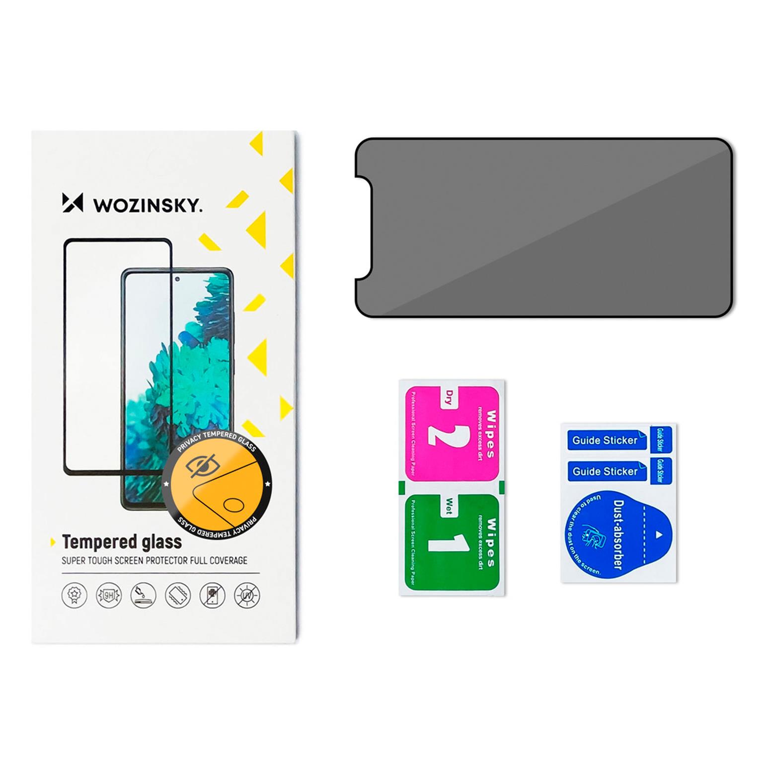 Wozinsky Privacy Glass Samsung Galaxy A23 (4G) & A23 5G Panzerglas Sichtschutz – Weiteres Produktbild 8